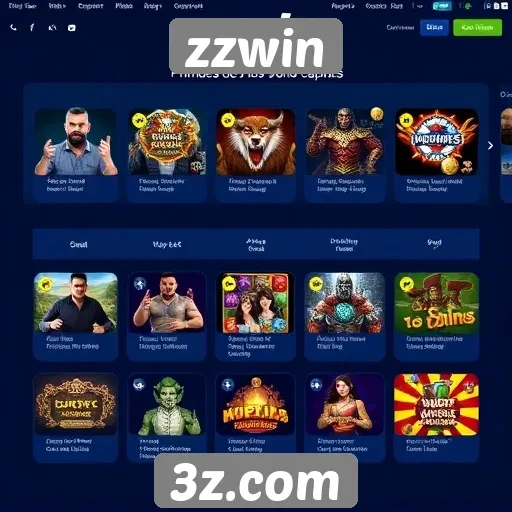 Funcionalidades do site de jogos zzwin para usuários